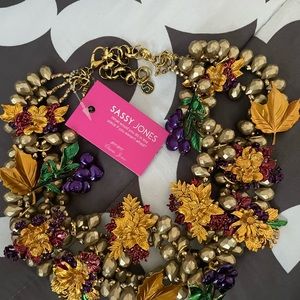 Sassy Jones necklace with removal brooches